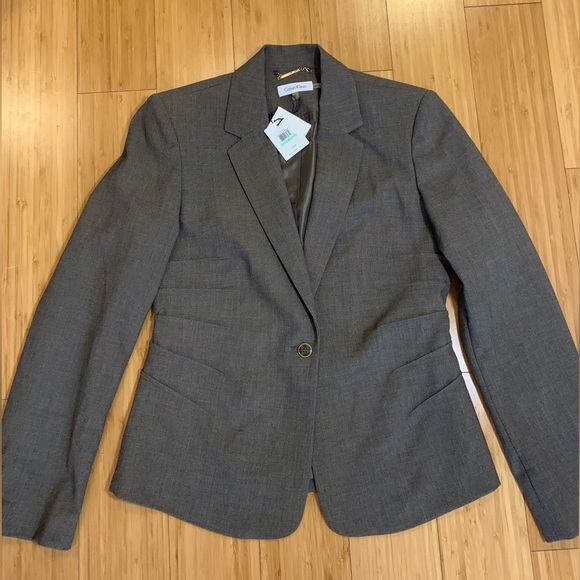 NWT Calvin Klein suit brown size 8 / 12. - Picture 9 of 11
